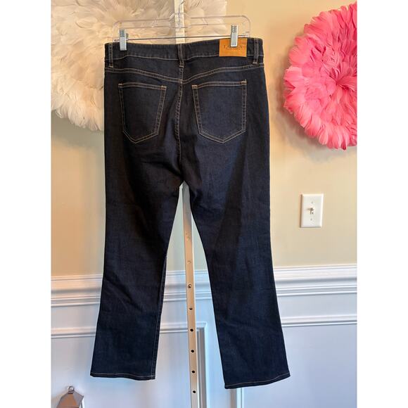 LAUREN RALPH LAUREN DARK WASH JEANS SIZE 8 - Picture 3 of 4